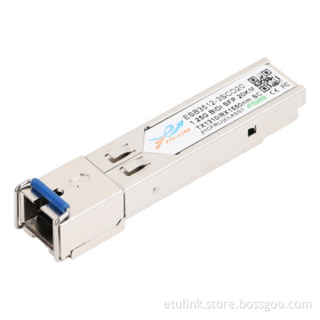 1.25G SM 20KM BiDi SFP Transceiver
